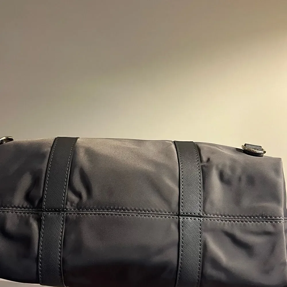 Henri Bendel Jetsetter Backpack/Bag - Large - Gray - NEW